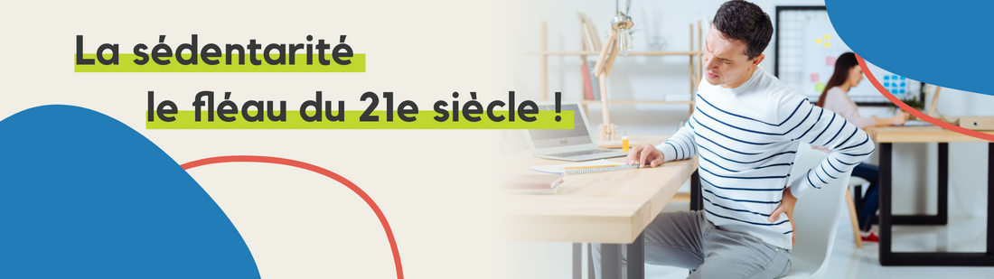 personne ayant mal au dos souffrant de la sédentarité ou d'un manque d'activité physique
